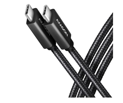 Kabel USB Axagon BUCM32-CM20AB, SPEED+ kabel USB-C - USB-C, 2m, USB 20Gbps